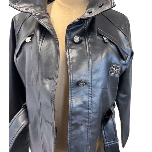 NEW "REPORTAGE" Leather Jacket, Made in Italy, Womens,Biker,Goth,FINAL SALE!!!! - Picture 2 of 16